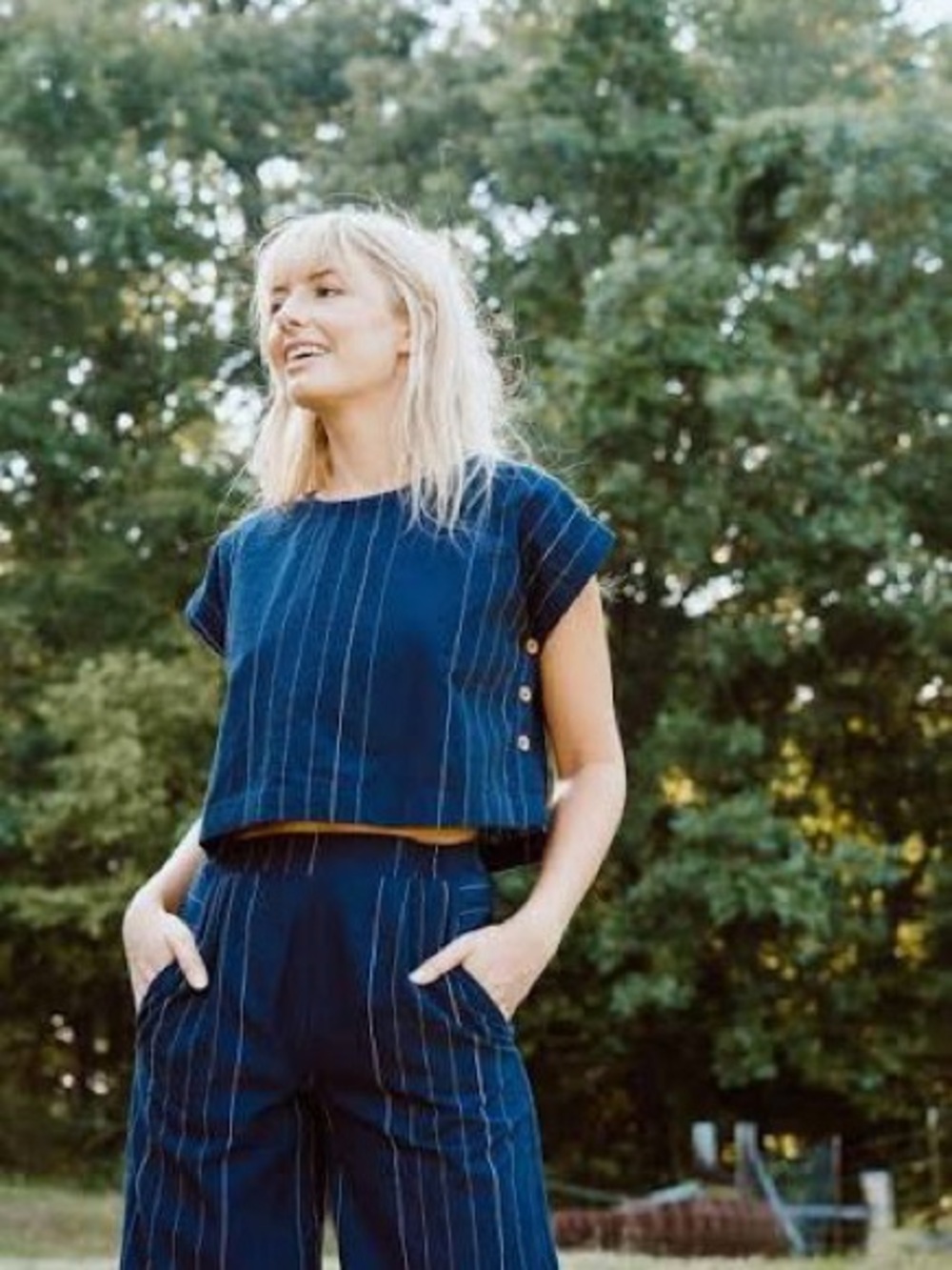 Liz Alig Katie Handwoven Katie Top - Picture 5 of 8